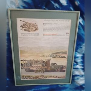 Vintage Military Paper Ephemera Advertisement Trucking Transportation Picture